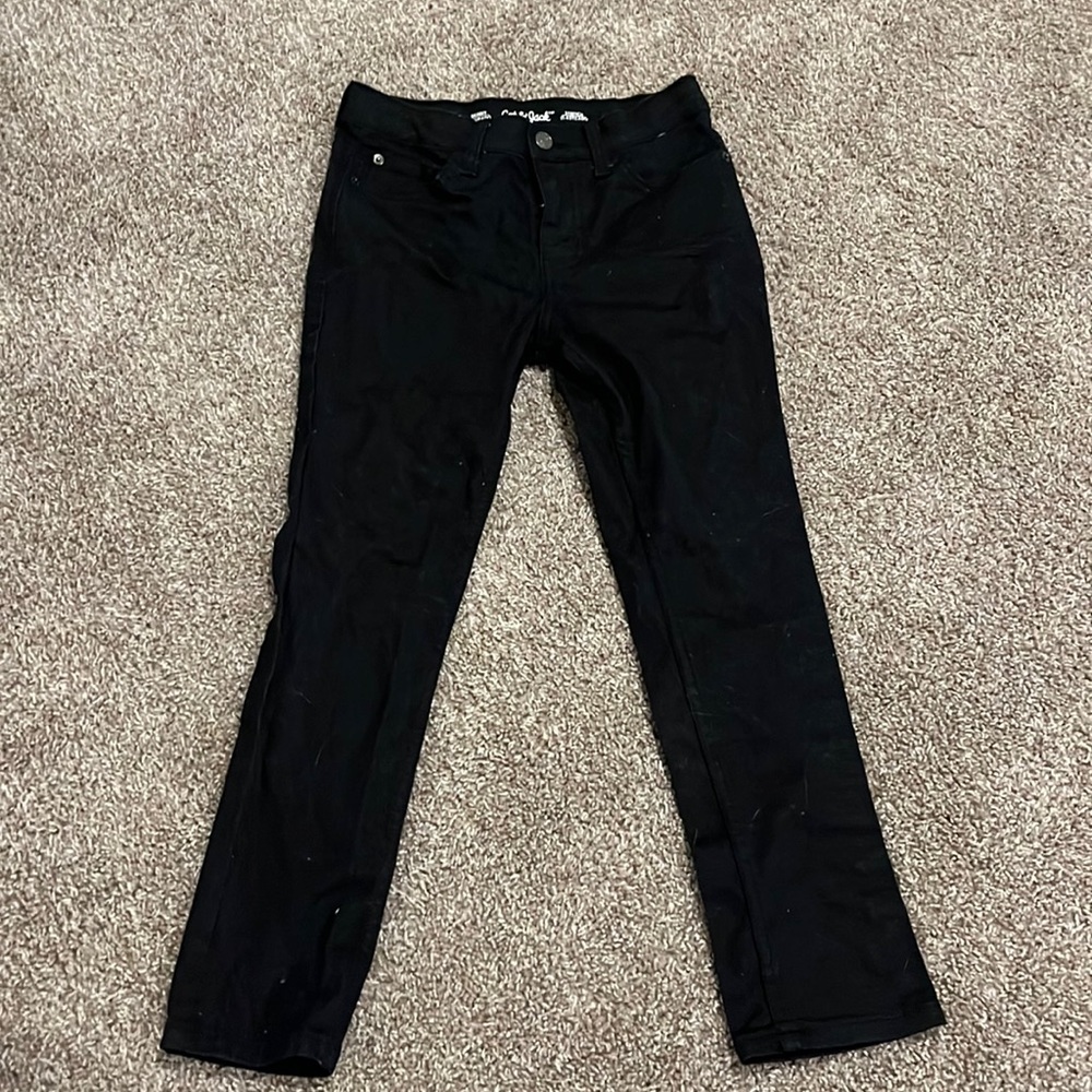 kids black skinny jeans